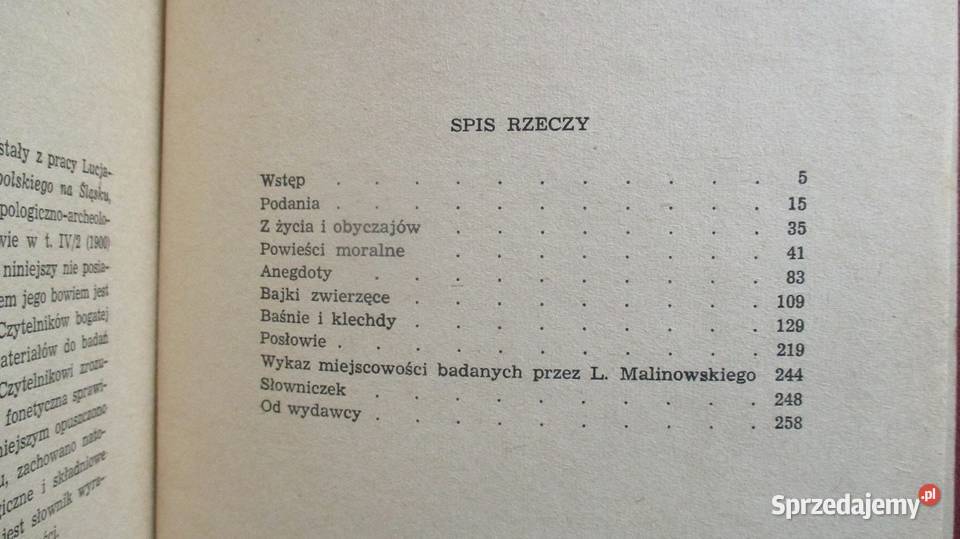 Powieści ludu Na Śląsku LMalinowski podania