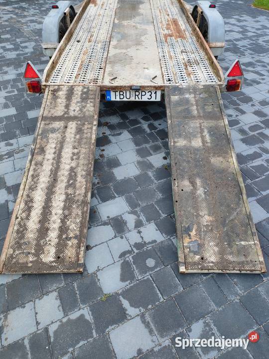 Przyczepa pod minikoparkę towarowe świętokrzyskie Zbludowice