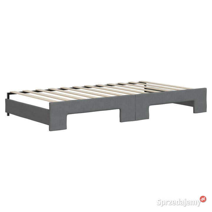 Sofa rozsuwana ciemnoszara tkanina 100x200 sprzedam