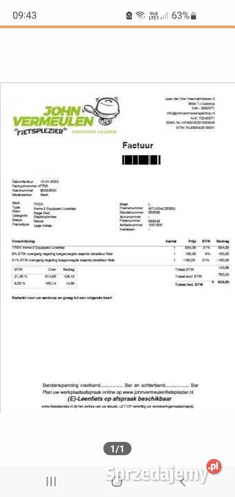 Rower trek verve2