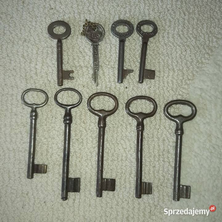 Stare klucze aluminiowe 9 sztuk sprzedam