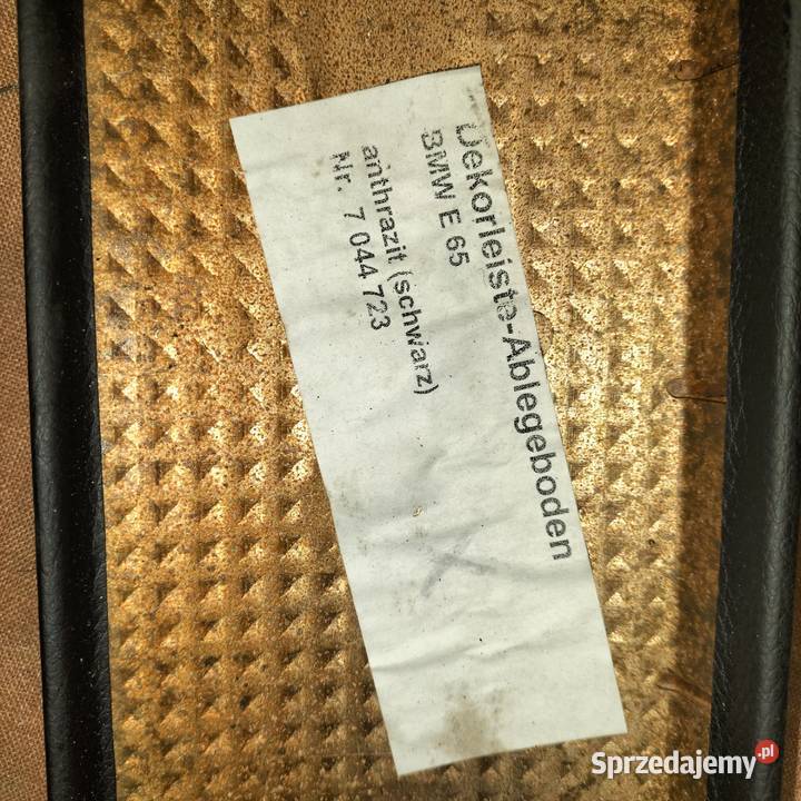 Listwa dekoracyjna tylnej półki BMW E65 E66 Poręba