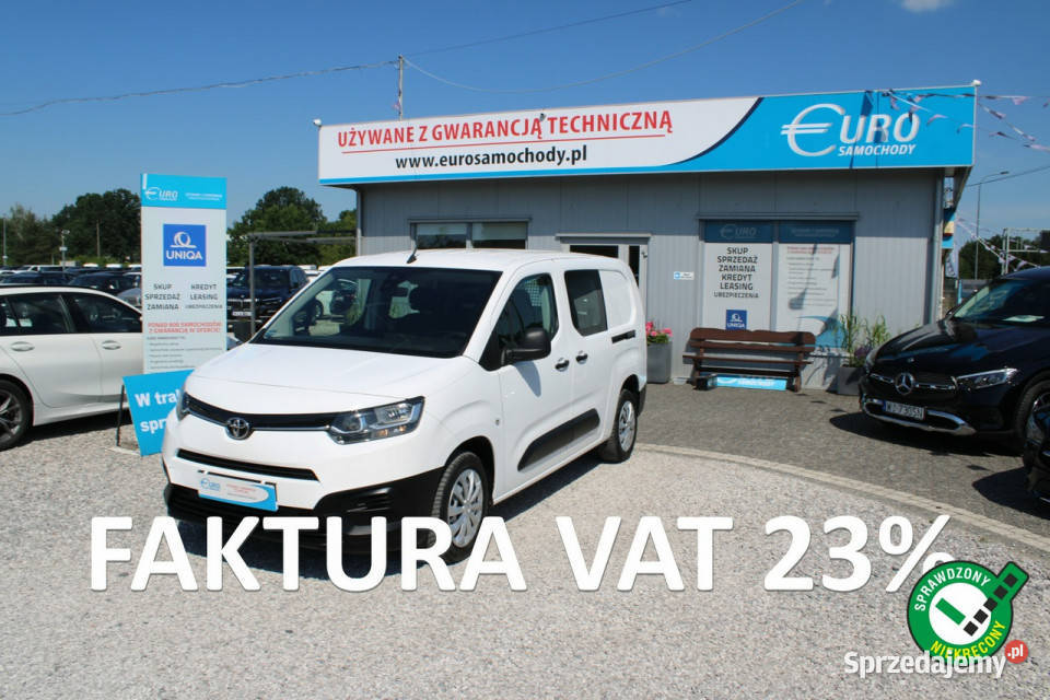 Toyota ProAce City Salon Polska Long netto 102KM mazowieckie Warszawa