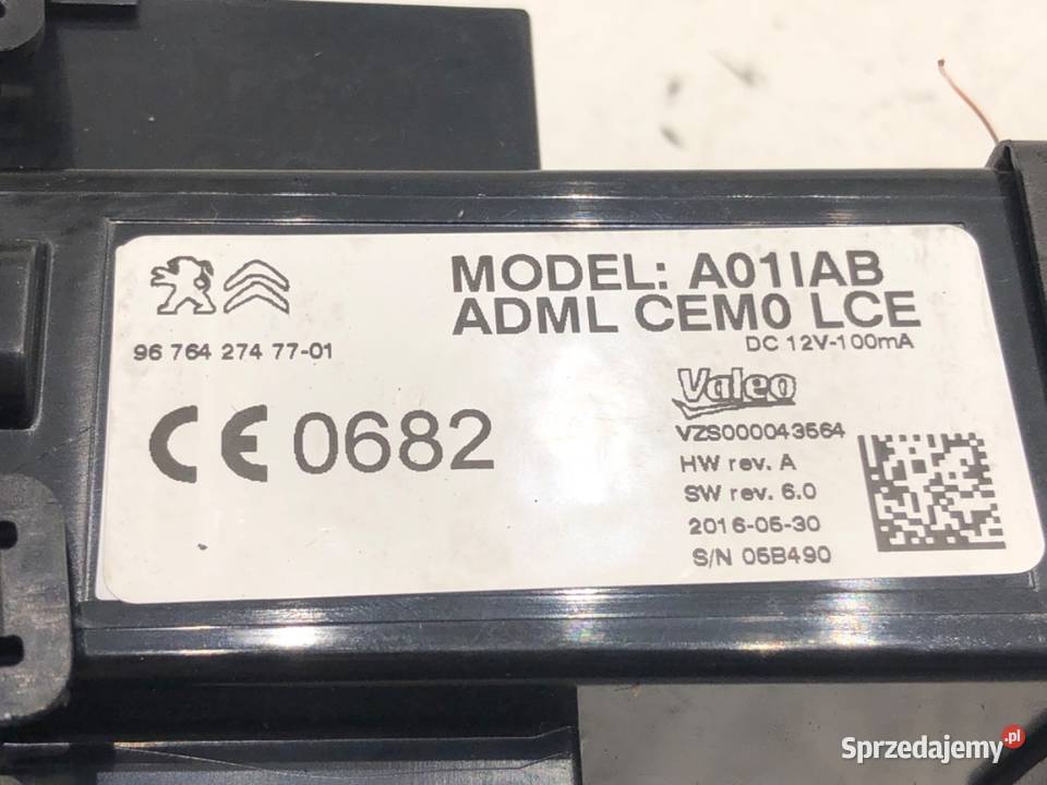 STACYJKA KLUCZYK DS DS 5 9676427477 16 210 1518 Stacyjki i kluczyki