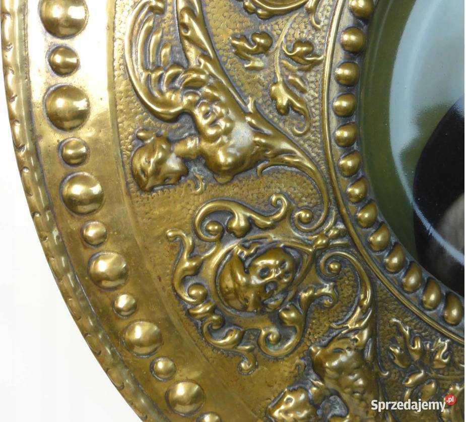 Ręcznie malowany talerz porcelanowy Zgorzelec
