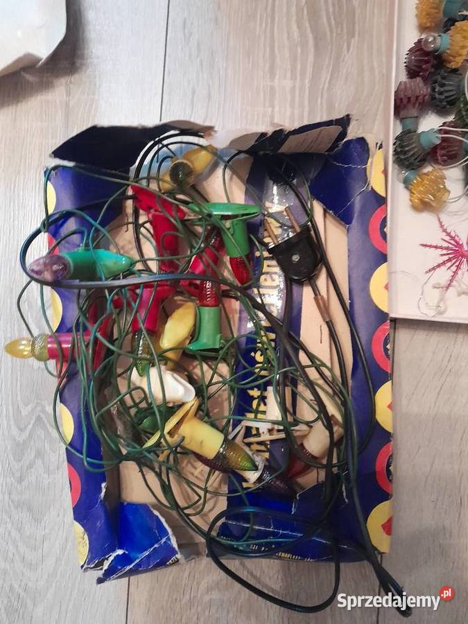 Ozdoby choinkowe z prl Solca Wielka