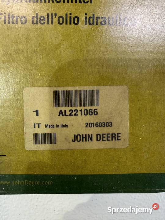 Filtr paliwa John Deere AL221066 OEM mazowieckie Kraszewo-Czubaki
