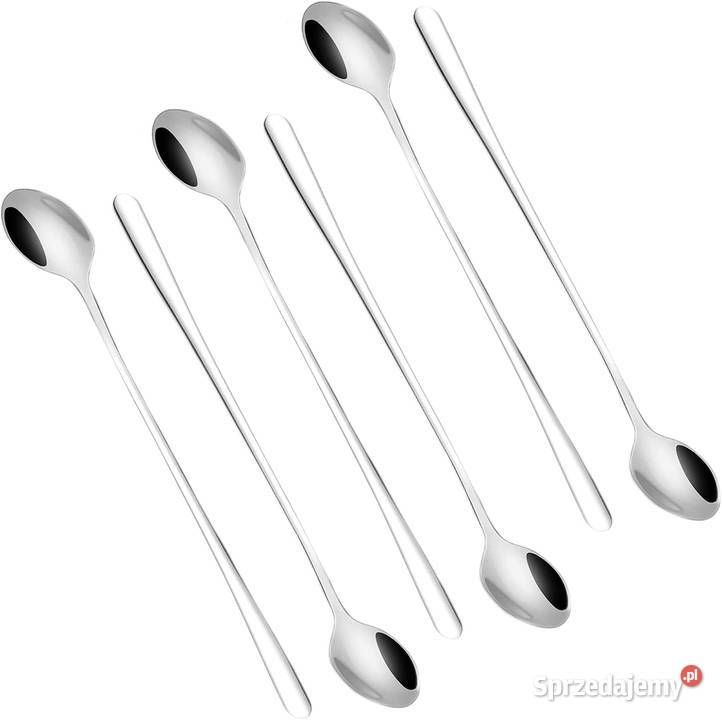 Łyżeczki długie komplet 6 do kawy Latte