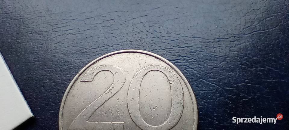 Stare monety 20 złotych 1986 destrukt PRL Polska Lesko sprzedam