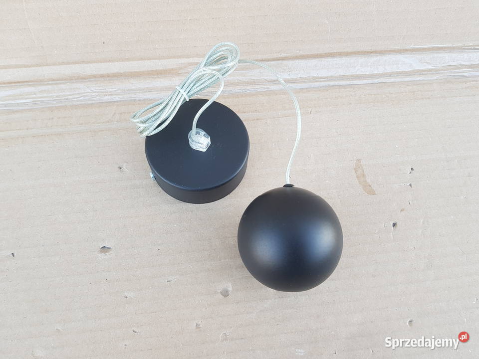 Lampa wisząca KULKA KULA MINI LED czarna lustrze