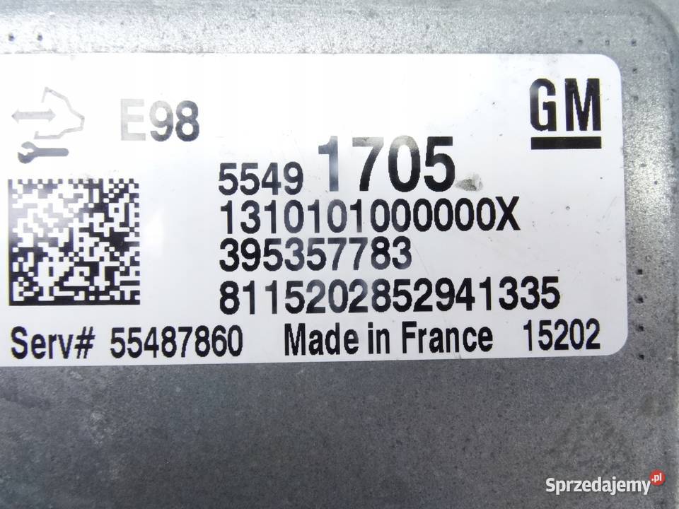 OPEL ASTRA J INSIGNIA MERIVA B MOKKA STEROWNIK Przemęt