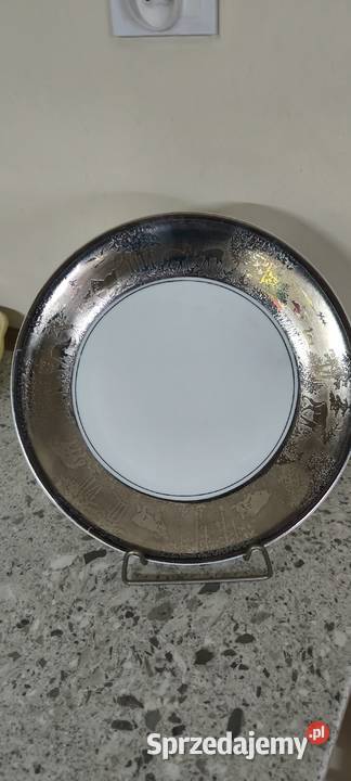 Talerze Wawel motyw myśliwski Porcelana i szkło Warszawa