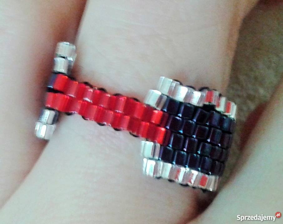 pierscionki szyte z koralików moho HIT 2015 Pierścionki Katowice