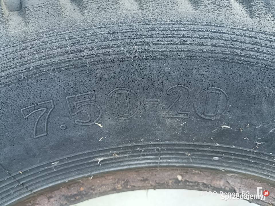Sprzedam oponę rolniczą 750 r20 Rzetnia