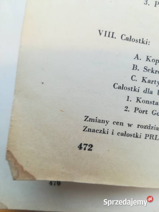 Katalog znaczków polskich z 1974r Filatelistyka