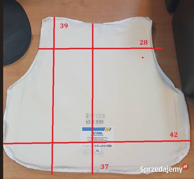 Kamizelka ochronna wew MORATEX BEŻOWA XL i XXL Sporty strzeleckie i myślistwo