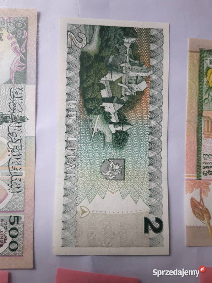 Banknot kolekcjonerski Somalia Litwa Sri Lanka Ruda Śląska