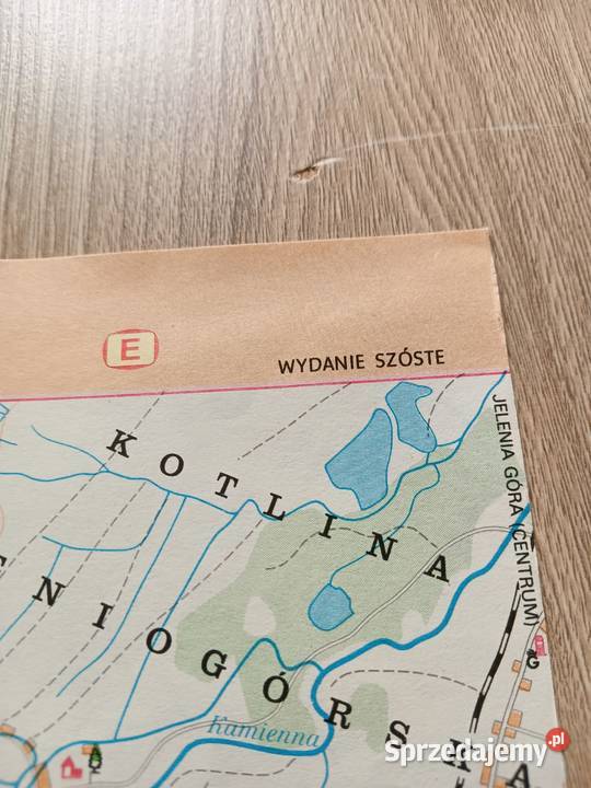 Karkonoski Park Narodowy Mapa Turystyczna Plan małopolskie Kraków