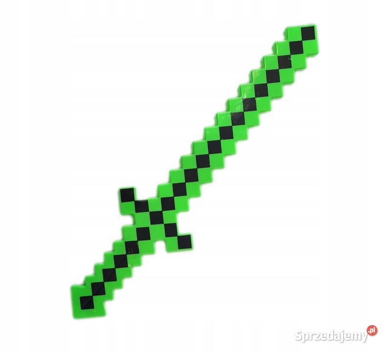 Zielony Miecz zabawka z efektami gra świeci