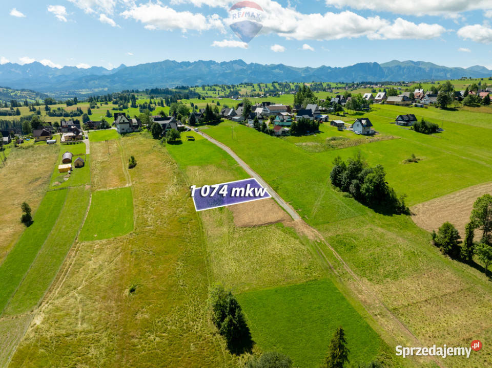 Działka budowlana Leszczyny 1074m2 sprzedam