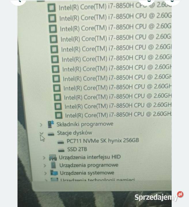 Laptop Dell Precision 5530 intel i7 16 GB RAM 16GB