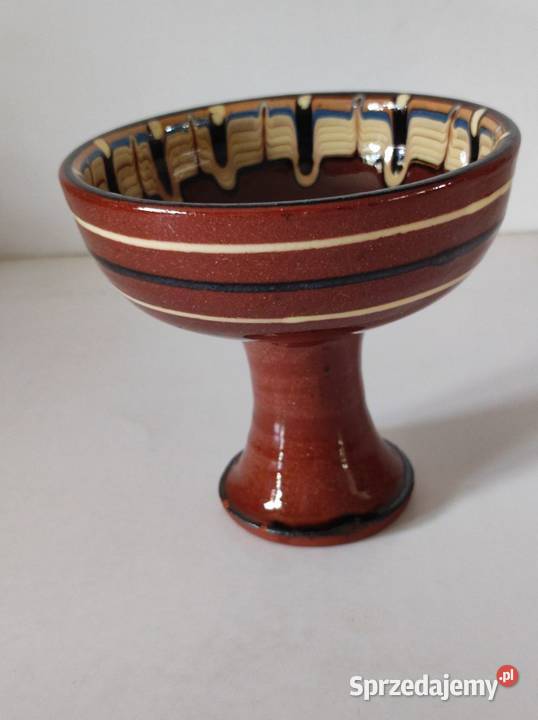 patera pucharek ceramiczny porcelit ludowy świętokrzyskie Kielce
