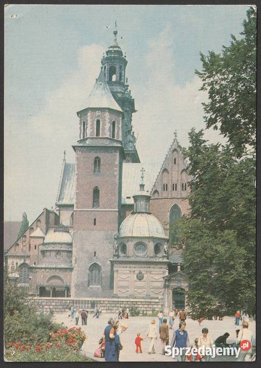 KRAKÓW WAWEL KATEDRA 1978 BEZ OBIEGU Pocztówki i karty telefoniczne Łódź