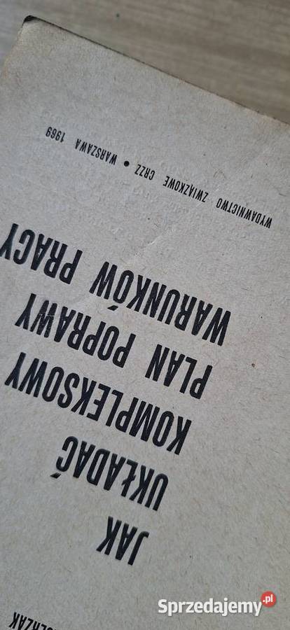 Kolekcja OOP PRL układać plan BHP zanim to było Łęczyca