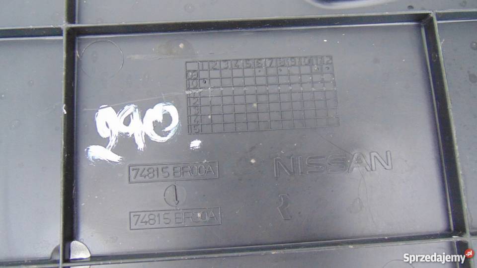 NISSAN QASHQAI J10 OSŁONA PŁYTA 74815BR00A osobowe