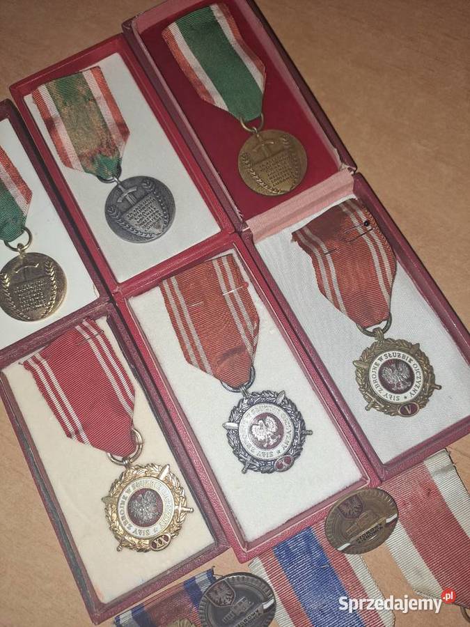 Medale z PRL podkarpackie Przemyśl