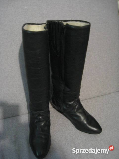 Kozaczki skórzane 39 śląskie Częstochowa