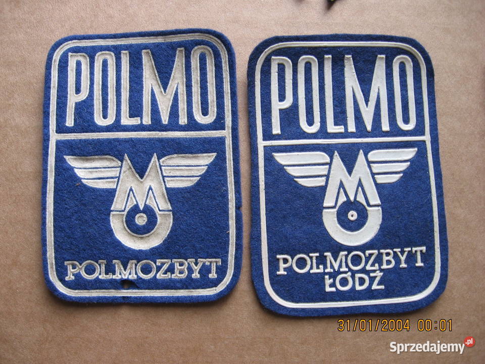 Polmozbyt POLMO Motozbyt Łódź naszywka przypinka Pozostałe Przemyśl