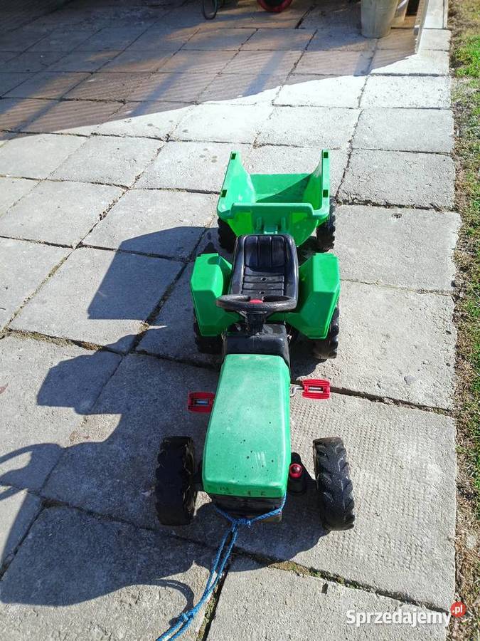 Używany traktorek z przyczepką dziecka Andrychów