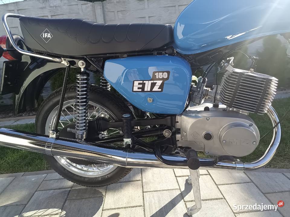 Nowa nowy motocykl MZ ETZ 150 zarejestrowany Rok produkcji 1986 Zduńska Wola sprzedam