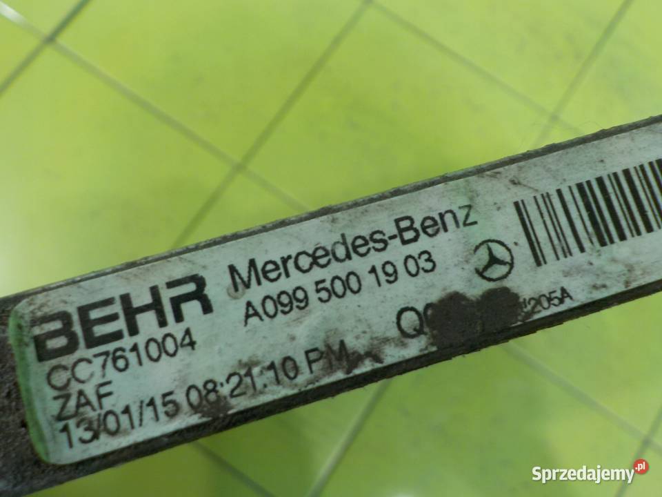 MERCEDES C W205 21 CDI 15r SEDAN 4D chlodnica mazowieckie Suków