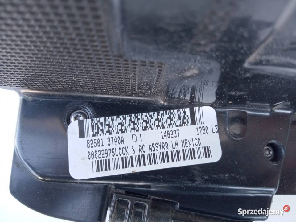 ZAMEK DRZWI LEWY TYŁ NISSAN ALTIMA L33 20132018 wielkopolskie sprzedam