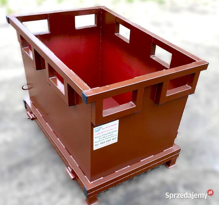 Kontener z otwieranym dnem 05m3 koliba Niedrzew Pierwszy sprzedam