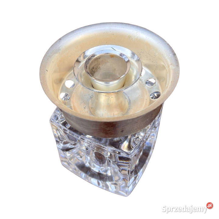 Kryształowy świecznik platerowany Peill Putzler mazowieckie Warszawa