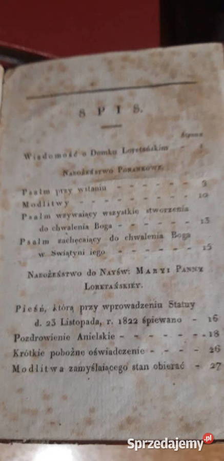 Sposób Czczenia i Wzywania Najśw MARYI Iwno sprzedam