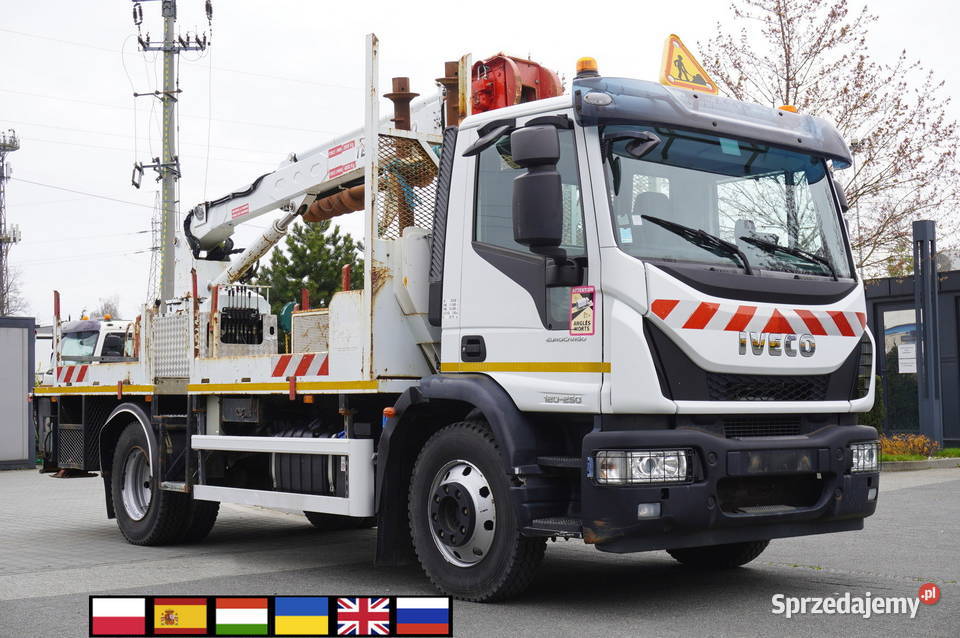 Iveco Eurocargo 120250 4x2 90 Wiertnica Telecom bezwypadkowy Specjalne małopolskie Kraków