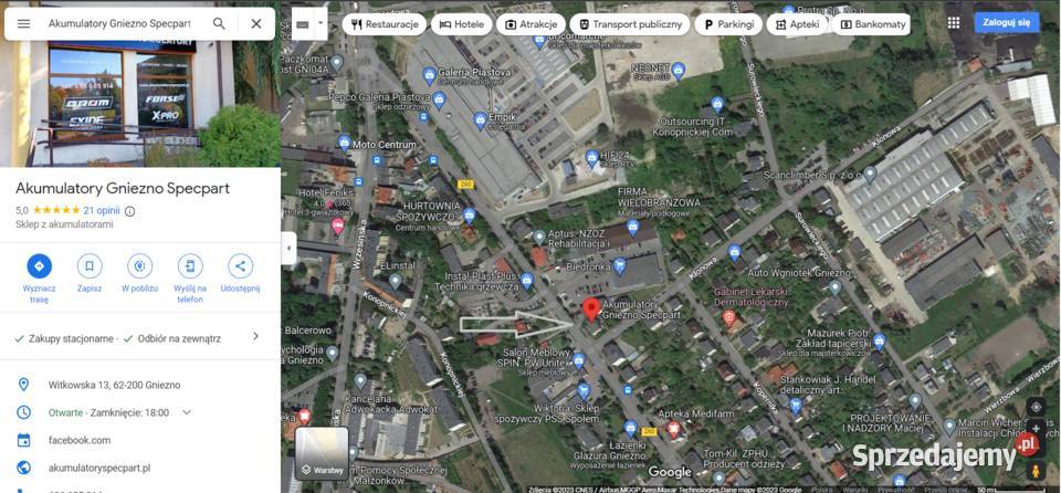 Akumulator SPECBAT 100Ah 720A wielkopolskie Września