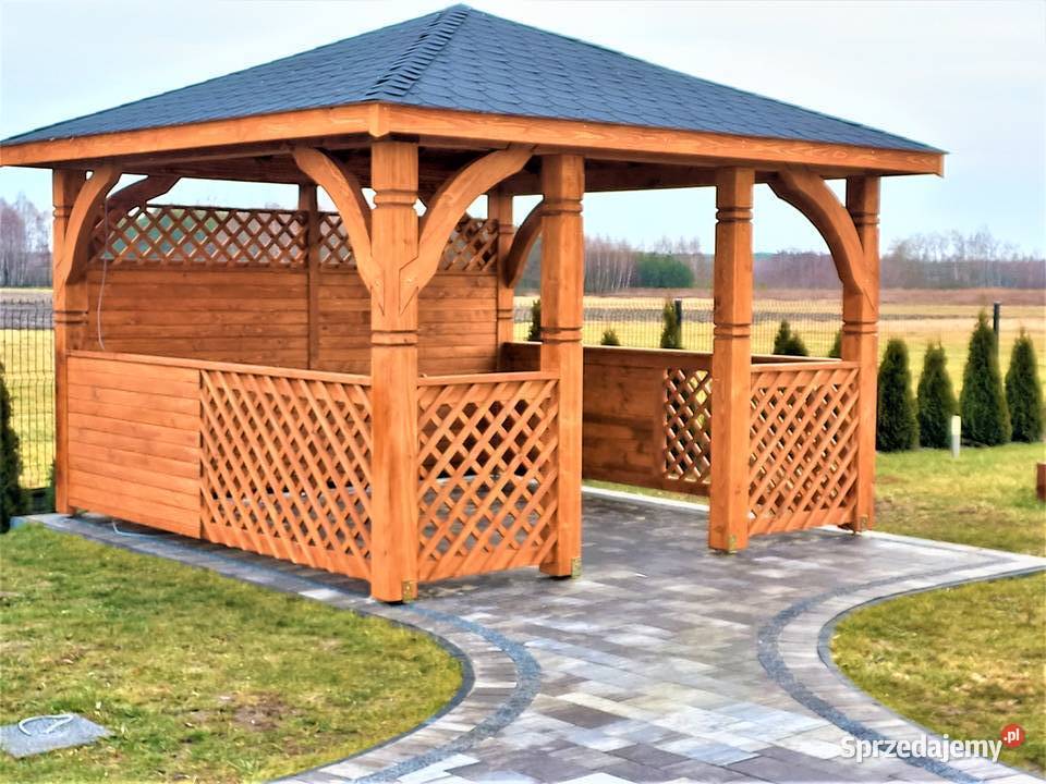 Altana prostokątna 3x4 impregnowana pokryta Stopnica sprzedam