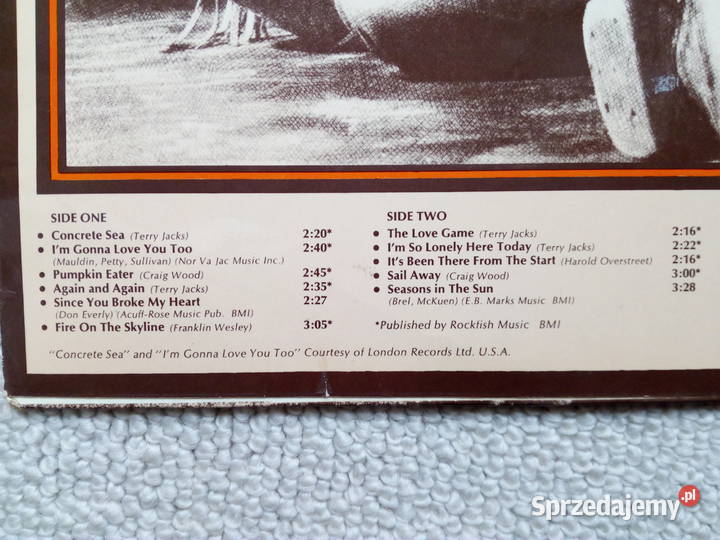TERRY JACKS Seasons In The Sun 1974 BELL LP 1 płyta Płyty i kasety Płyty i kasety Puławy