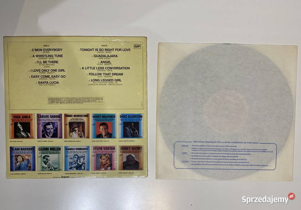 Winyl Elvis Presley Le Disque DOr 1977 Wrocław