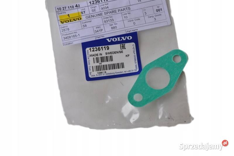 VOLVO V40 V50 S60 S70 V70 uszczelka krocca wody Bielany Wrocławskie