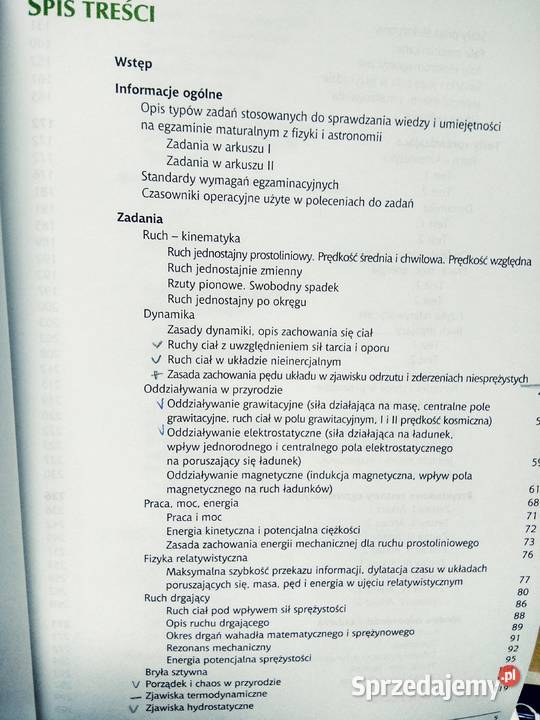 Fizyka omega matura zbiór zadań maturalnych Warszawa