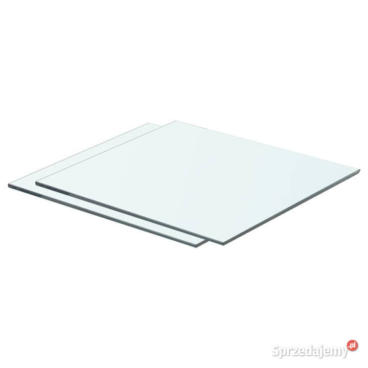 Półki 2 panel z przezroczystego szkła 40 x 30 Warszawa