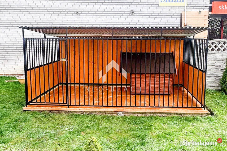 Kojec Psów 4x2m drewniana podłoga Ściany sprzedam