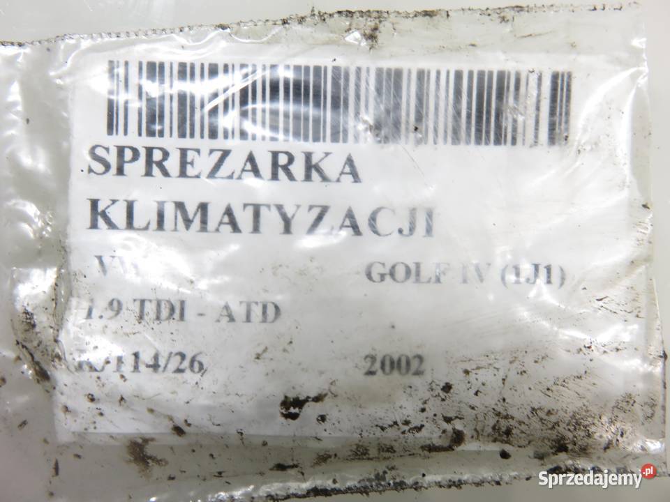 KOMPRESOR KLIMATYZACJI VW GOLF IV 19 TDI osobowe małopolskie sprzedam