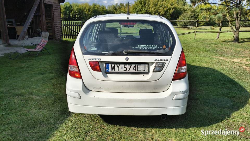 Suzuki Liana 14 DDiS elektryczne lusterka mazowieckie Dąbrówka